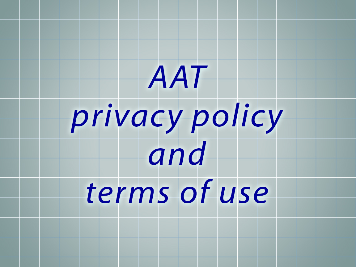 AAT privacy policy and terms of use updates