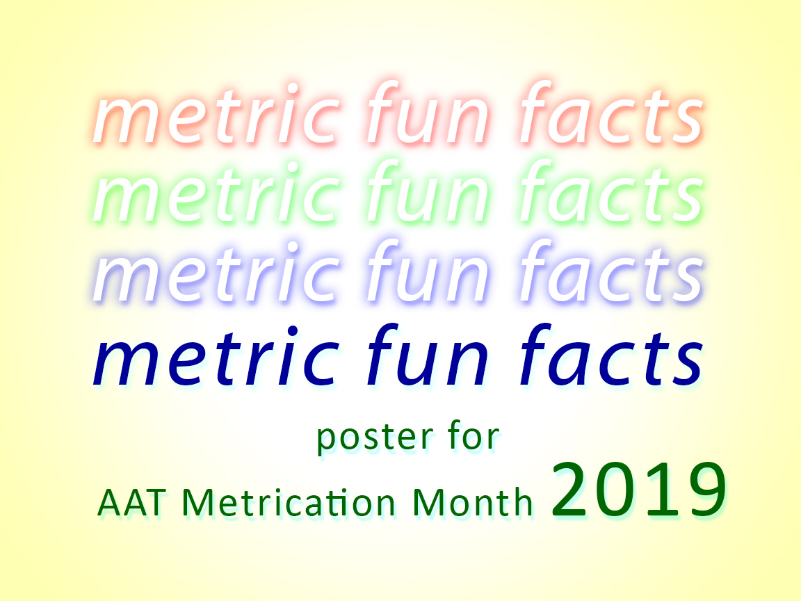 metric fun facts 2019